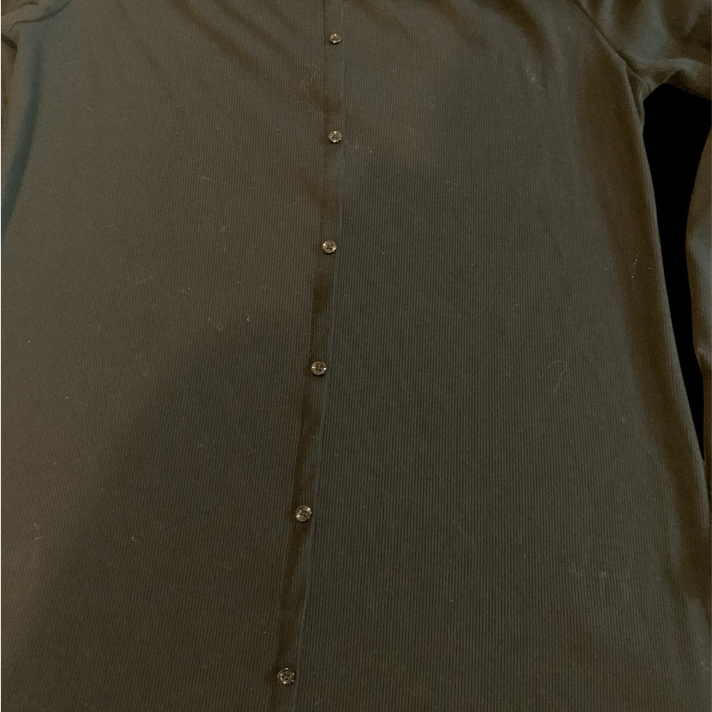 Wild Fable Black Ribbed Top - Picture 6 of 7